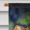 Leopard House Flag Large Porch Sleeve Pole Decorative Outside Yard Banner Artwork Wall Hanging, Polyester, House Size, Multicolor